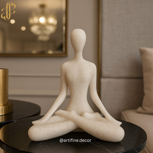 Serenity Yoga Minimalist Meditation Sculpture