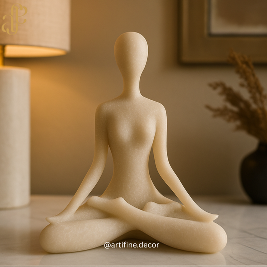 Serenity Yoga Minimalist Meditation Sculpture