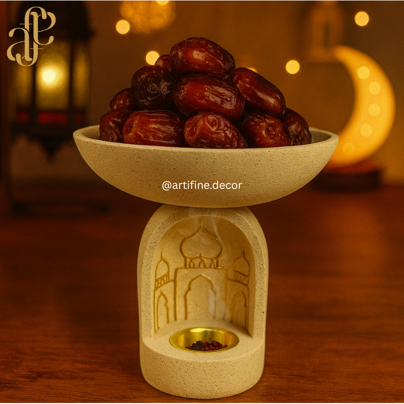 Ramadan Platter with Incense Burner