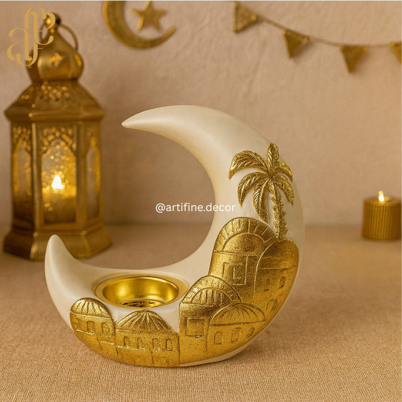 Crescent Incense Burner
