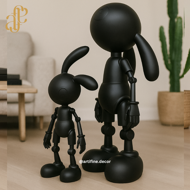 Modern Character Figurine Set – Set of 2
