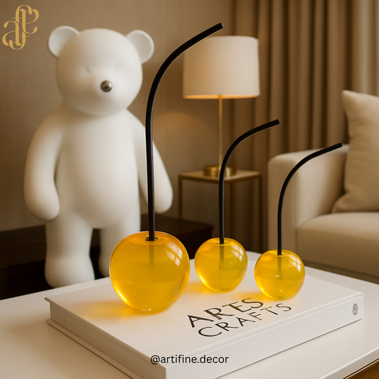Cherry Sculpture- set of 3