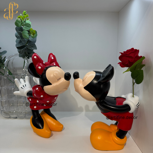 Mickey & Minnie Figurine Set – Romantic Disney